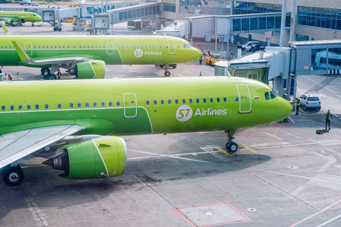 Авиакомпания S7 заявила, что не приостанавливала полеты самолетов Airbus A321neo