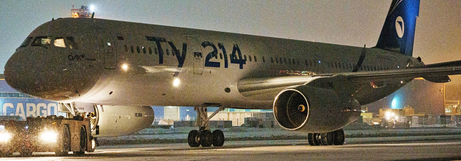 Ту-214. Фото: пресс-служба аэропорта "Домодедово"